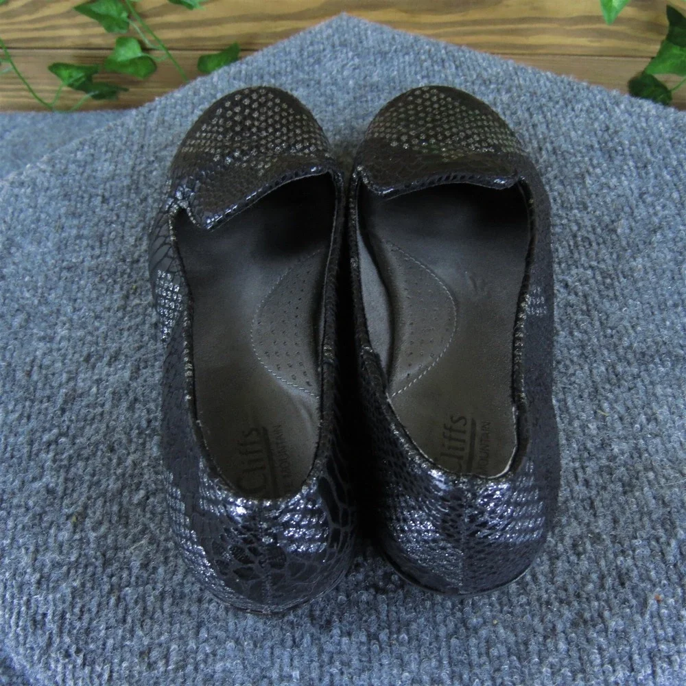 Cliffs by White Mountain Women Howl Flat Black Synthetic Sz 7.5 Medium Used 2025